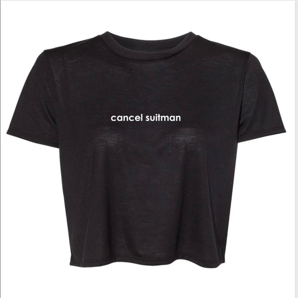 Call Her Daddy “Cancel Suitman” Cropped Tee